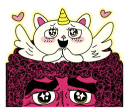 One Flew Over The Afro's Nest sticker #2001453