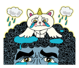 One Flew Over The Afro's Nest sticker #2001458