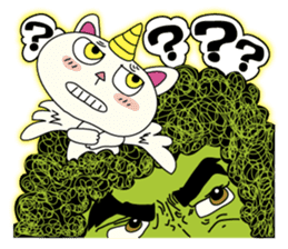 One Flew Over The Afro's Nest sticker #2001461