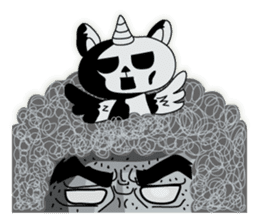 One Flew Over The Afro's Nest sticker #2001464