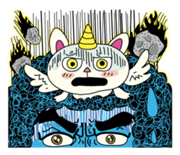 One Flew Over The Afro's Nest sticker #2001467