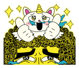 One Flew Over The Afro's Nest sticker #2001469