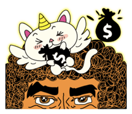 One Flew Over The Afro's Nest sticker #2001475