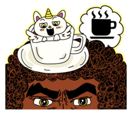 One Flew Over The Afro's Nest sticker #2001478