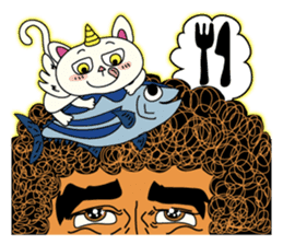 One Flew Over The Afro's Nest sticker #2001479