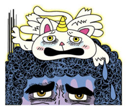 One Flew Over The Afro's Nest sticker #2001481