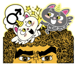 One Flew Over The Afro's Nest sticker #2001484