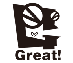 Characters speak "English" Edition. sticker #2002060