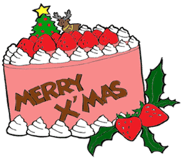 Super Christmas Santa Claus and animals sticker #2002287