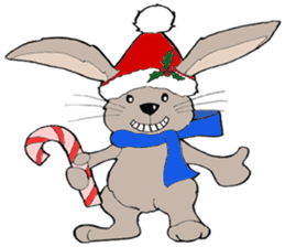 Super Christmas Santa Claus and animals sticker #2002289