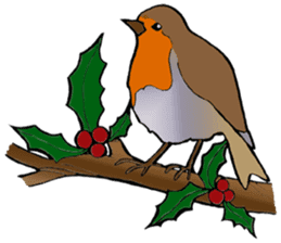 Super Christmas Santa Claus and animals sticker #2002290