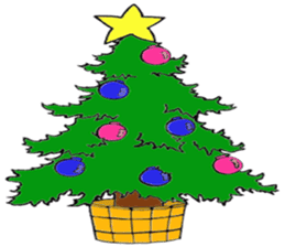 Super Christmas Santa Claus and animals sticker #2002294