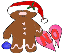 Super Christmas Santa Claus and animals sticker #2002312
