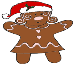 Super Christmas Santa Claus and animals sticker #2002314