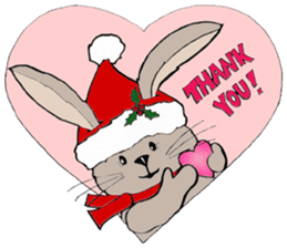 Super Christmas Santa Claus and animals sticker #2002324
