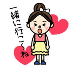 Fan of someone. girl sticker #2002967