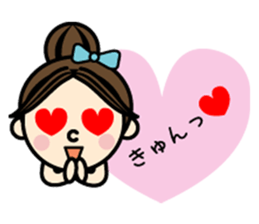 Fan of someone. girl sticker #2002969