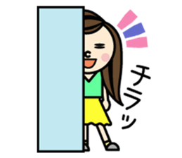 Fan of someone. girl sticker #2002980