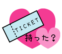 Fan of someone. girl sticker #2002981