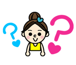 Fan of someone. girl sticker #2002986