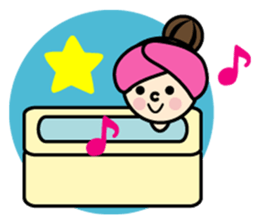 Fan of someone. girl sticker #2002989