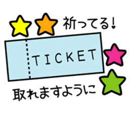 Fan of someone. girl sticker #2002991