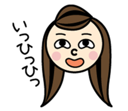 Fan of someone. girl sticker #2002993