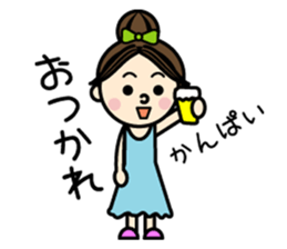 Fan of someone. girl sticker #2002999