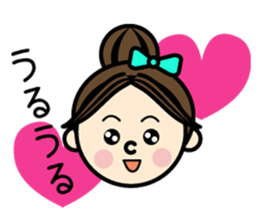 Fan of someone. girl sticker #2003002