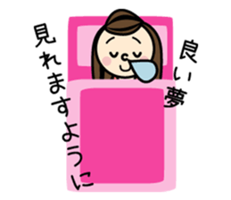 Fan of someone. girl sticker #2003004