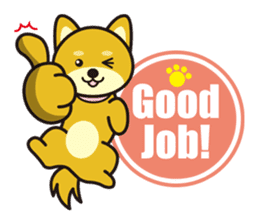 Japanese dog "Mame Siba" sticker #2003219