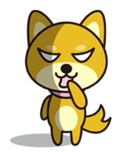 Japanese dog "Mame Siba" sticker #2003234