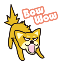 Japanese dog "Mame Siba" sticker #2003235