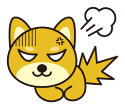 Japanese dog "Mame Siba" sticker #2003236