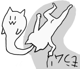 Cute & hateful Cat sticker #2003384