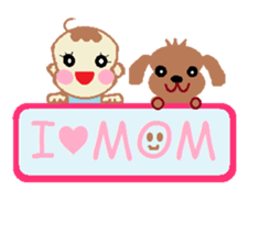 Baby emmy and her friend pon sticker #2004252