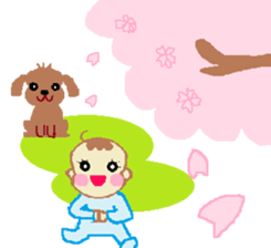 Baby emmy and her friend pon sticker #2004278