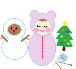 Baby emmy and her friend pon sticker #2004281