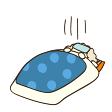 fluffy sheep "Winter and Spring" sticker #2004951