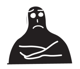 shadowmans sticker #2005005