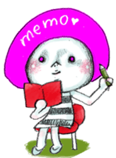 Surreal Mushroom-cuts Everyday Life sticker #2005646