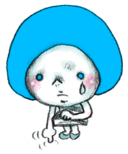 Surreal Mushroom-cuts Everyday Life sticker #2005648