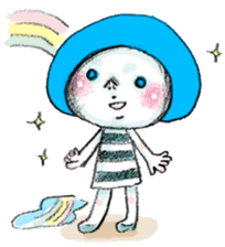 Surreal Mushroom-cuts Everyday Life sticker #2005650