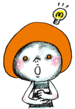 Surreal Mushroom-cuts Everyday Life sticker #2005655