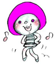 Surreal Mushroom-cuts Everyday Life sticker #2005662