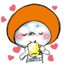 Surreal Mushroom-cuts Everyday Life sticker #2005676