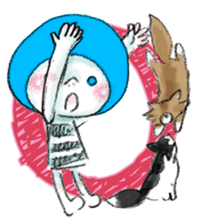 Surreal Mushroom-cuts Everyday Life sticker #2005679