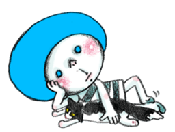 Surreal Mushroom-cuts Everyday Life sticker #2005682