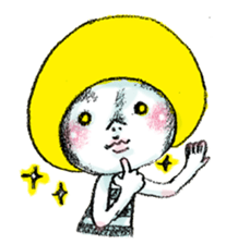 Surreal Mushroom-cuts Everyday Life sticker #2005684