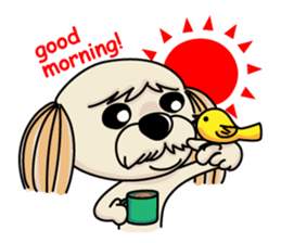 Shih Tzu named Cookie sticker #2005799